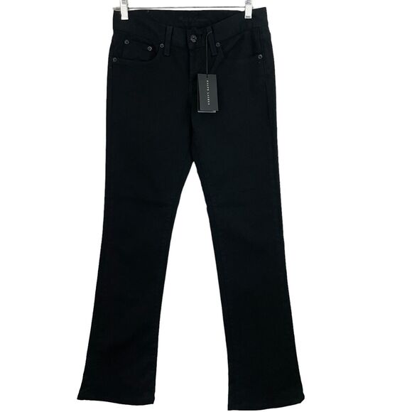 Ralph Lauren Black Bootcut Jeans Sz 26 (Actual Waist 30